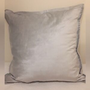 DONNA KARAN HOME ELEGANT SILVER ACCENT PILLOW